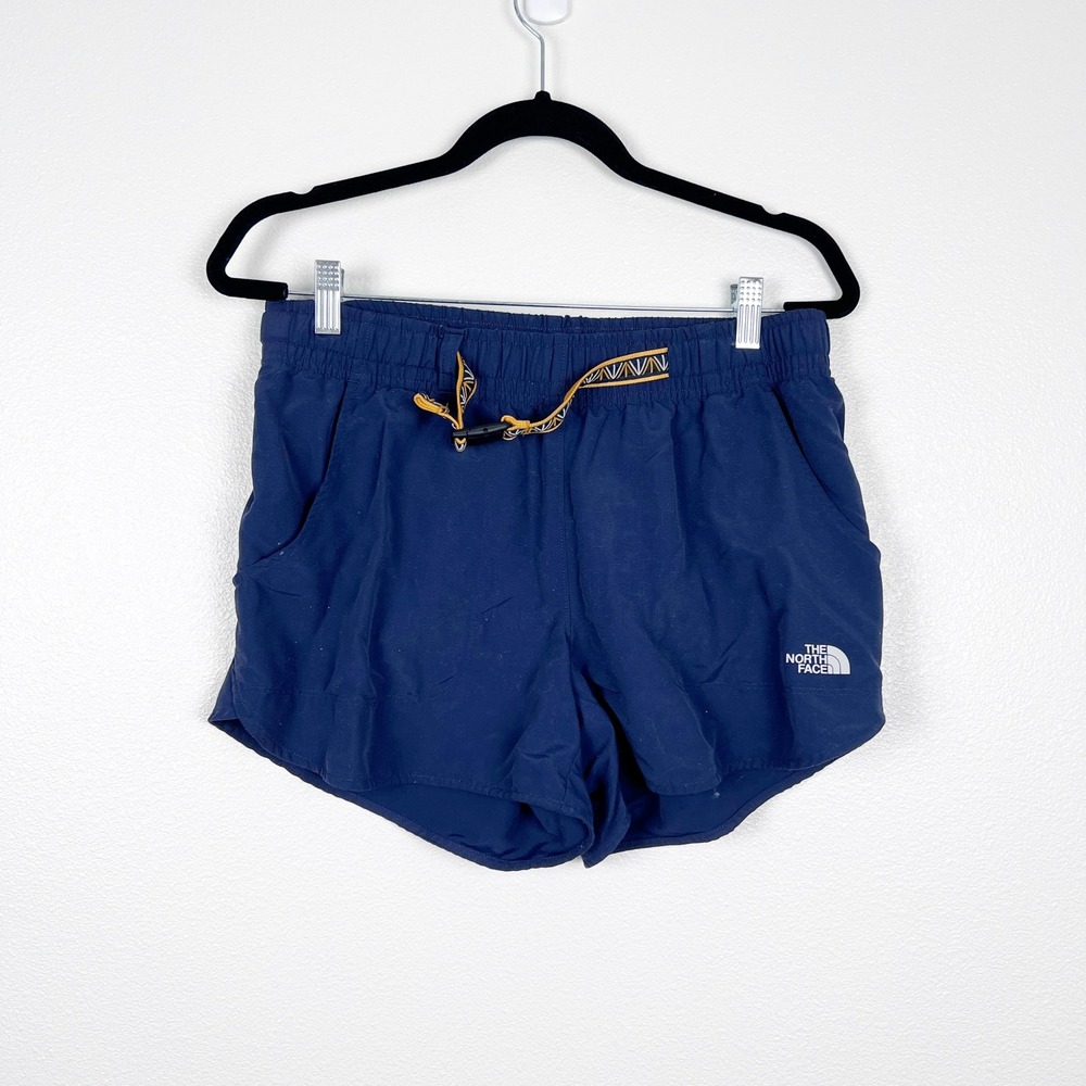 The North‎ Face Women's Belted Shorts Blue Sz M